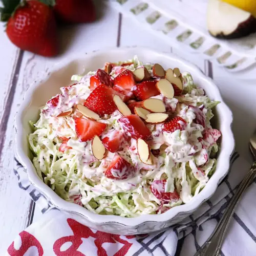 Strawberry Lemon Coleslaw