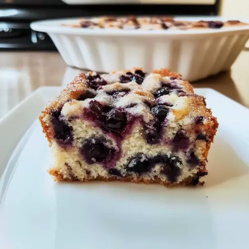 Sourdough Blueberry Coffee Cake