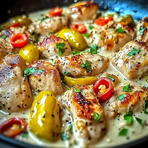 Pepperoncini Chicken Skillet