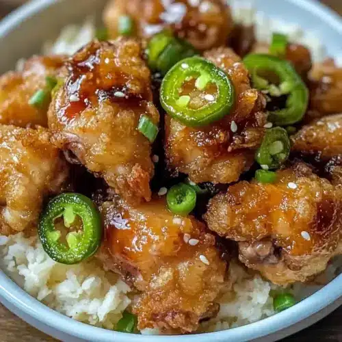 Crispy Hawaiian Garlic Chicken
