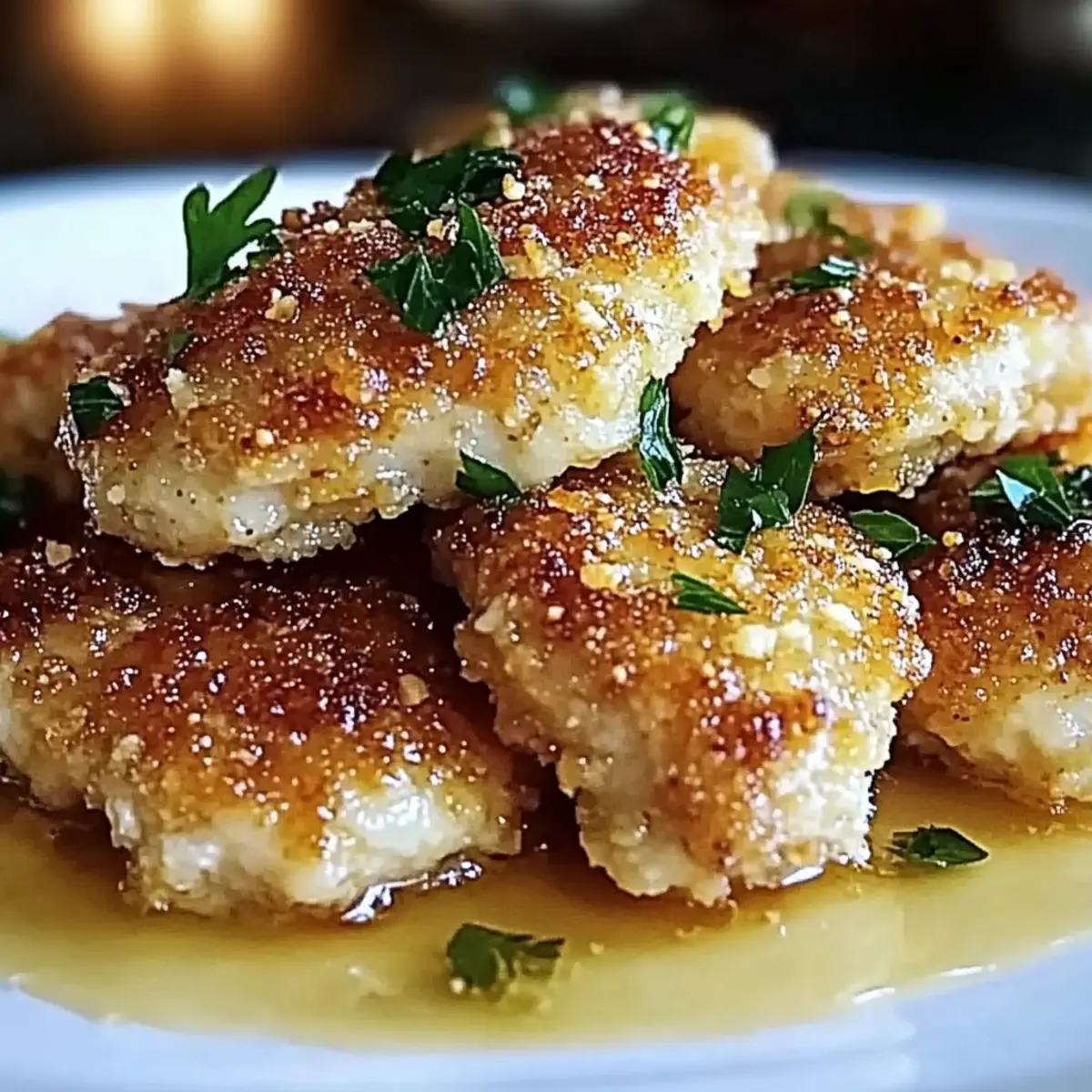 Zesty Lemon Pecorino Crispy Chicken
