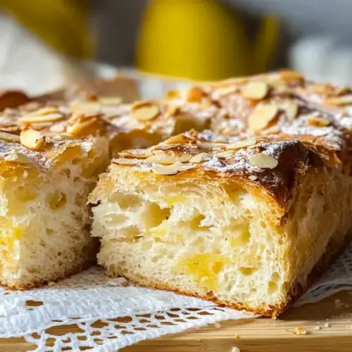 Sourdough Almond Croissant Focaccia