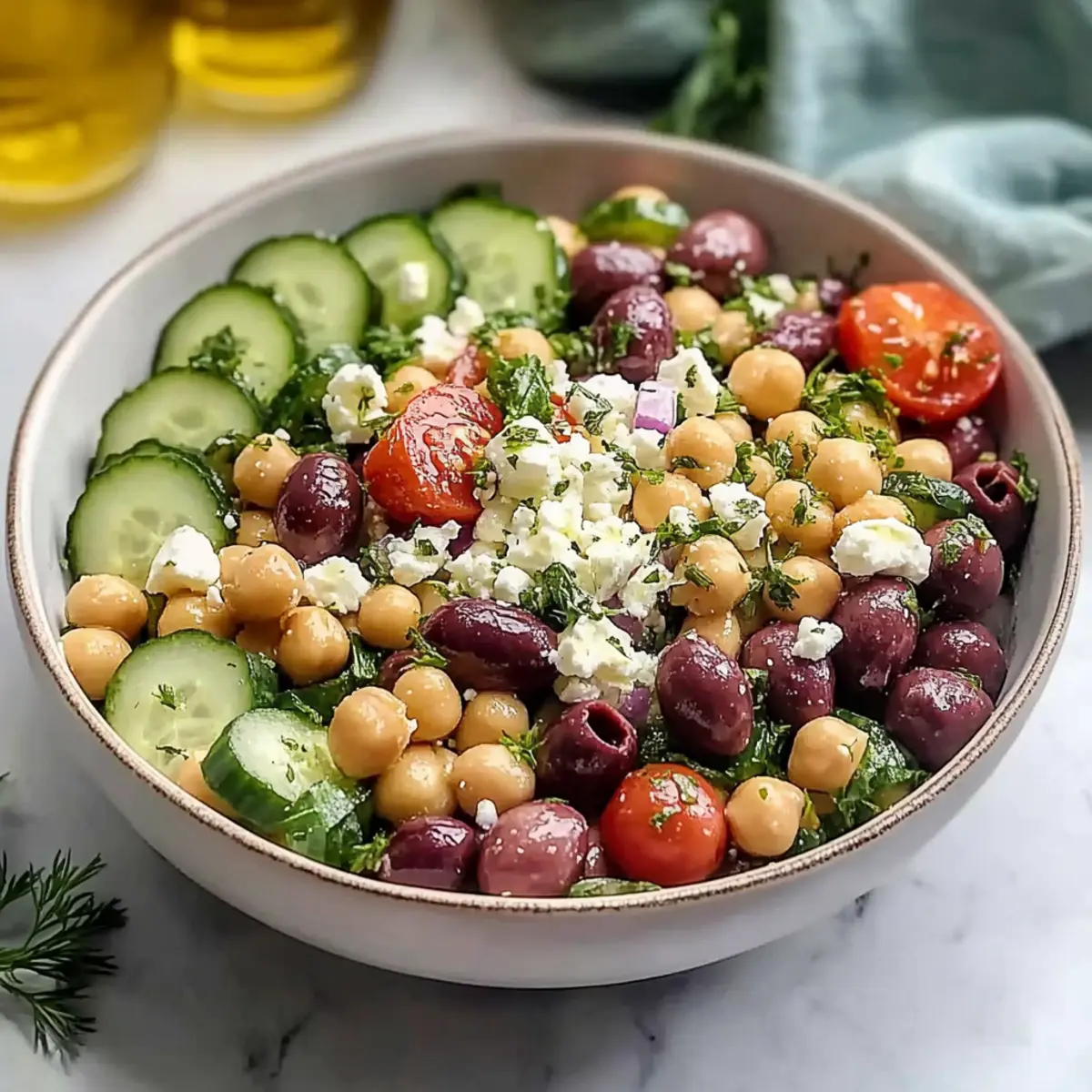 Mediterranean Chickpea Salad