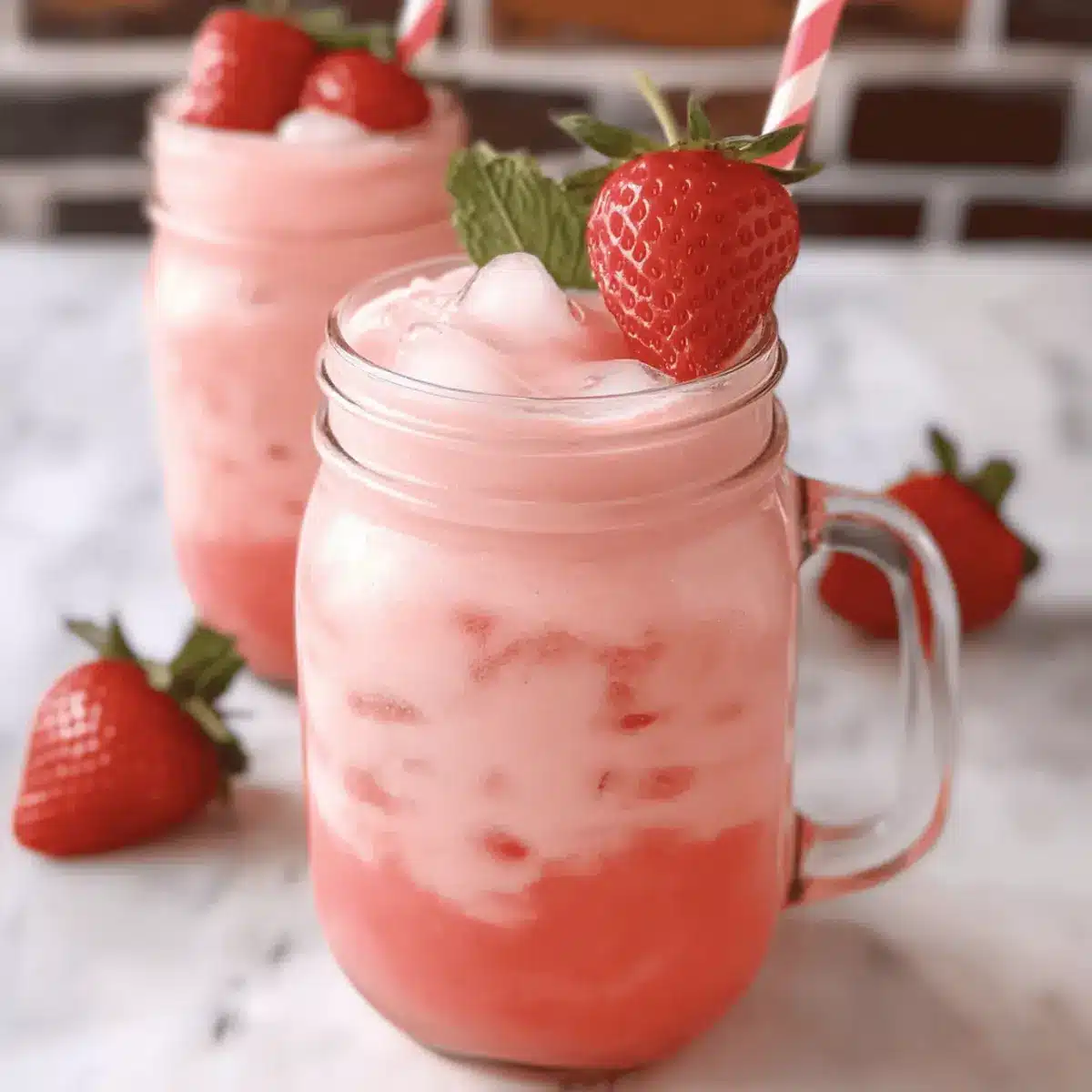 Coconut Strawberry Refresher