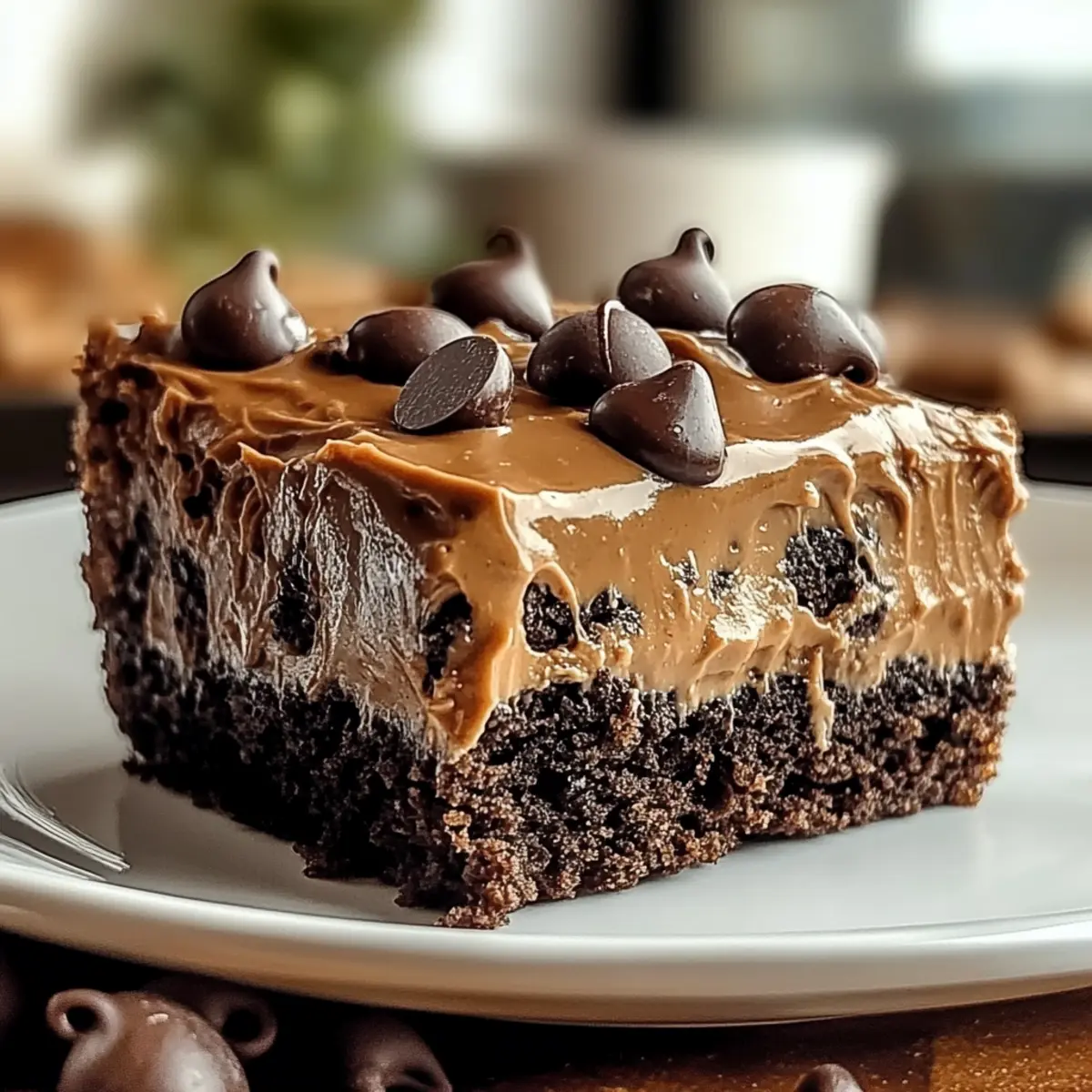 Chocolate Peanut Butter Dump Cake