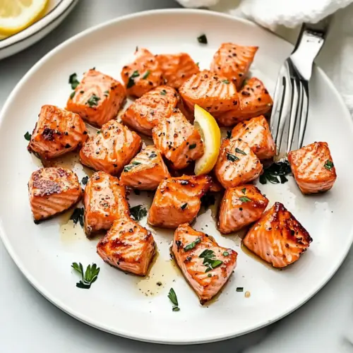 Air Fryer Salmon Bites