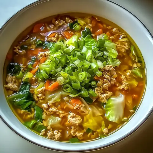 One-Pot Egg Roll Soup