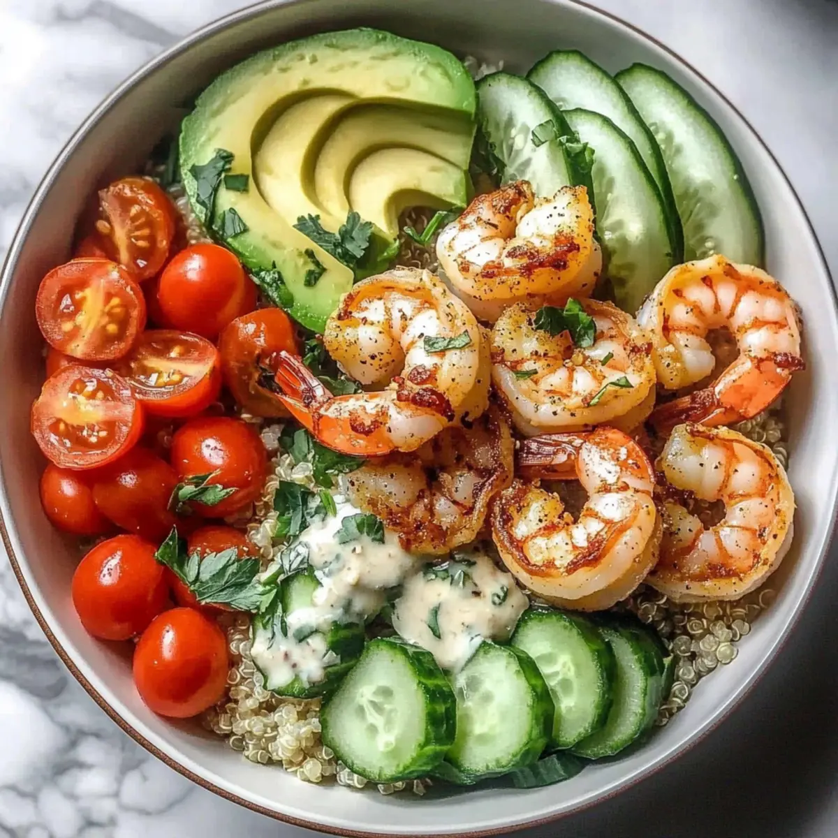 Shrimp Quinoa Bowl