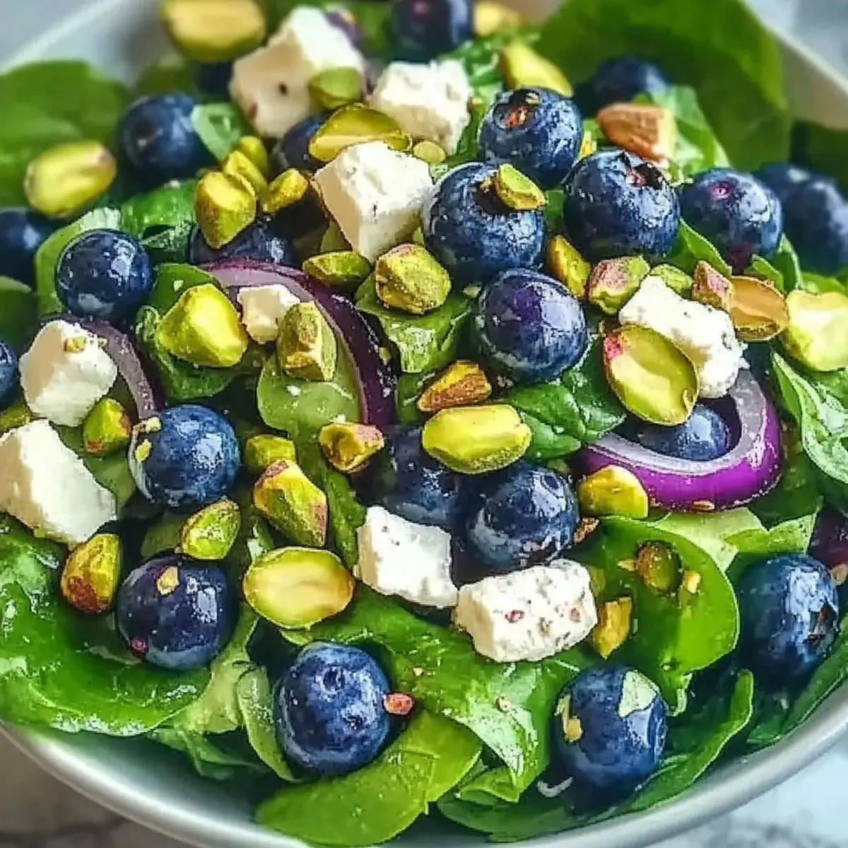Blueberry Pistachio Spring Salad