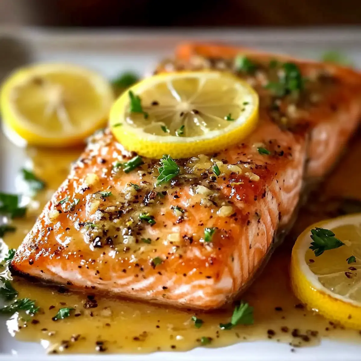 Lemon Garlic Butter Salmon