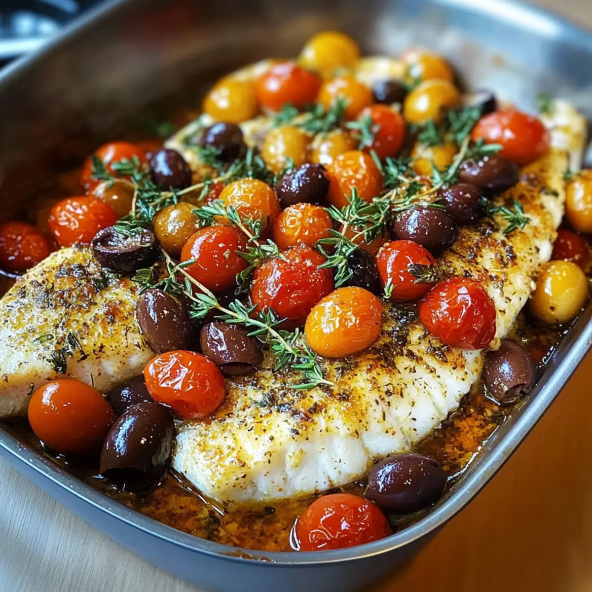 Mediterranean Baked Fish