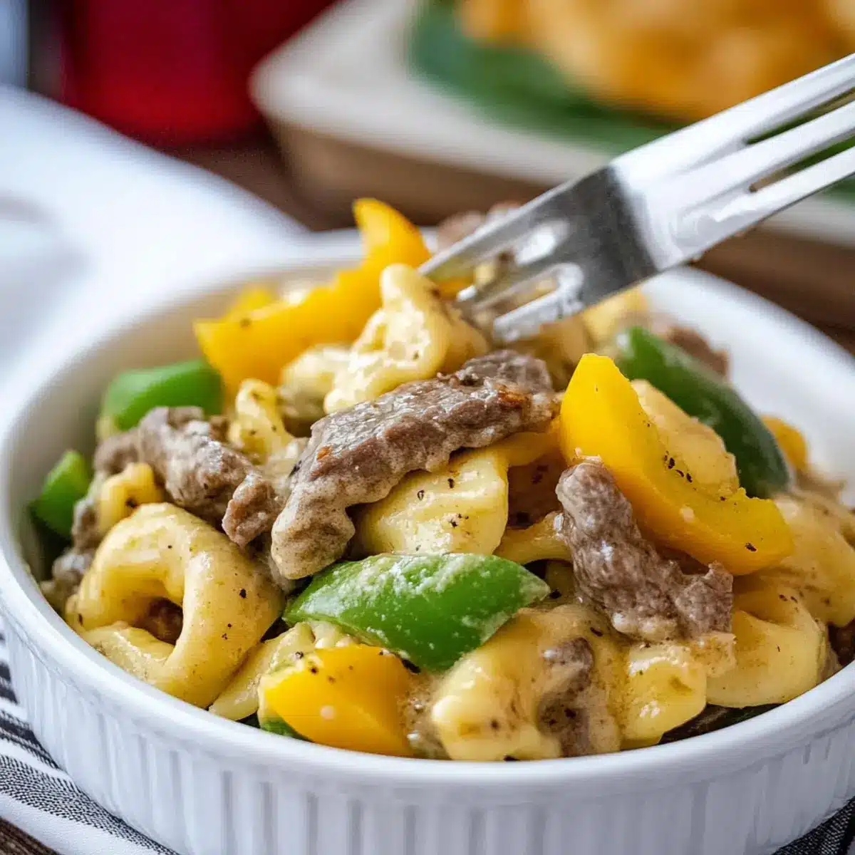 Cheesesteak Tortellini