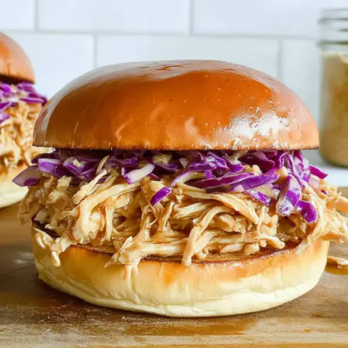 Honey Mustard Shredded Chicken Sandwich