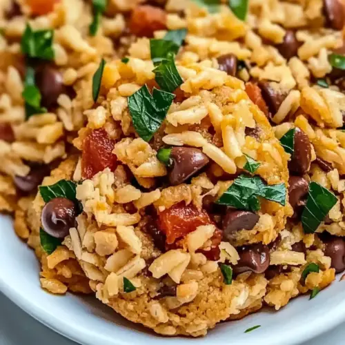 Healthy Mediterranean Rice and Beans
