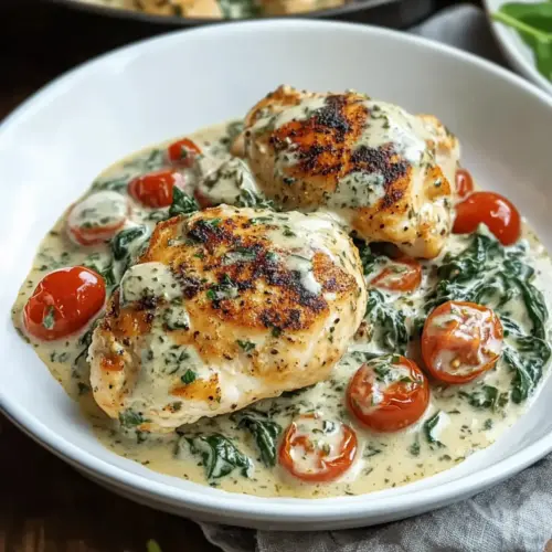 Creamy Mediterranean Chicken Skillet