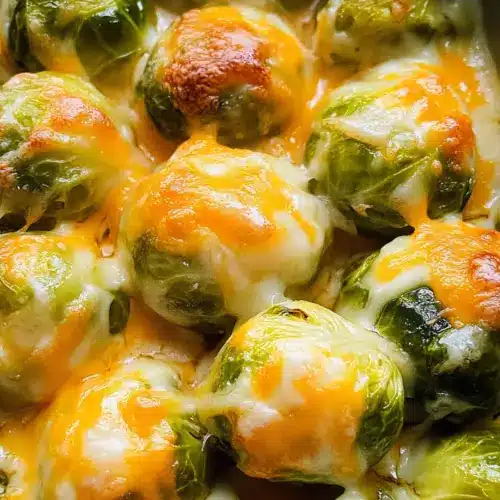 Cheesy Brussels Sprouts