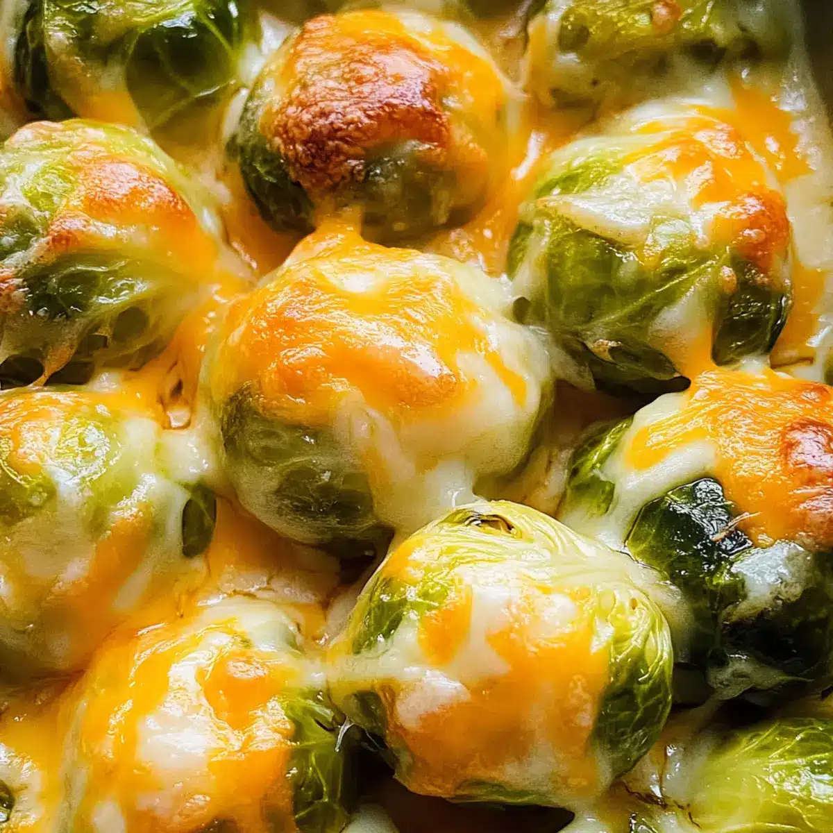 Cheesy Brussels Sprouts