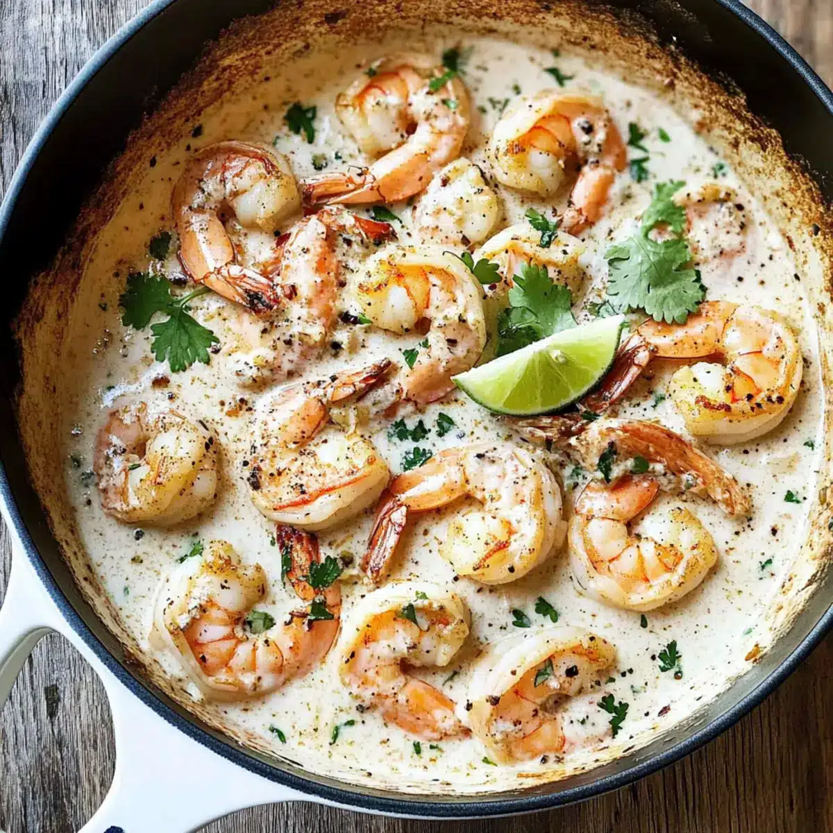 Garlic Shrimp in Coconut Milk