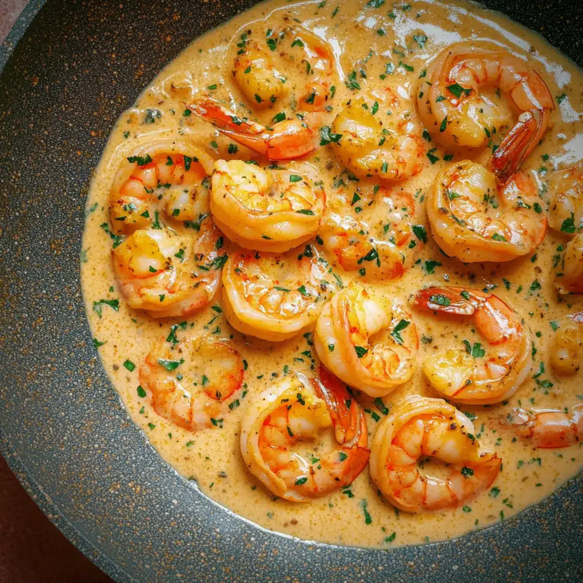 Creamy Garlic Shrimp