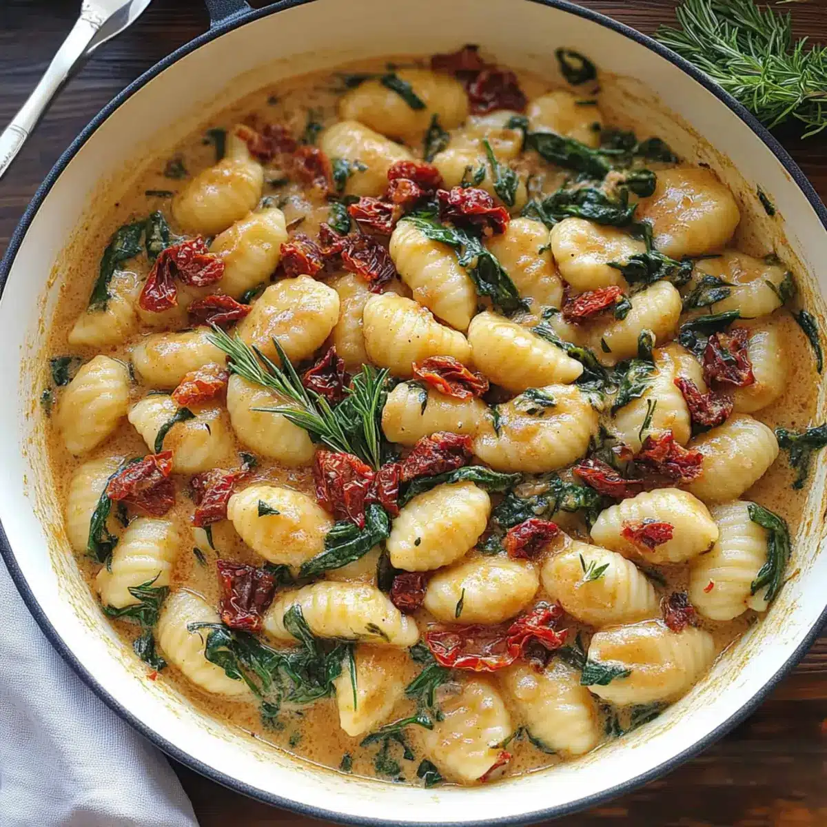 Creamy Tuscan Gnocchi