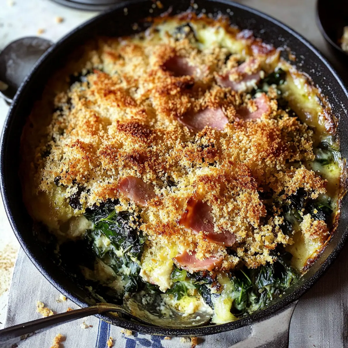 Collard Green Gratin