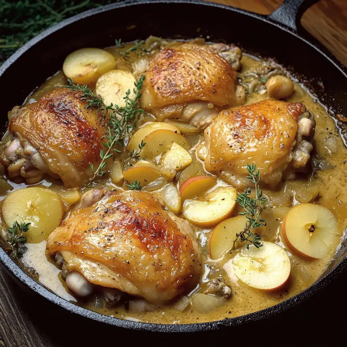 French Apple Cider Chicken
