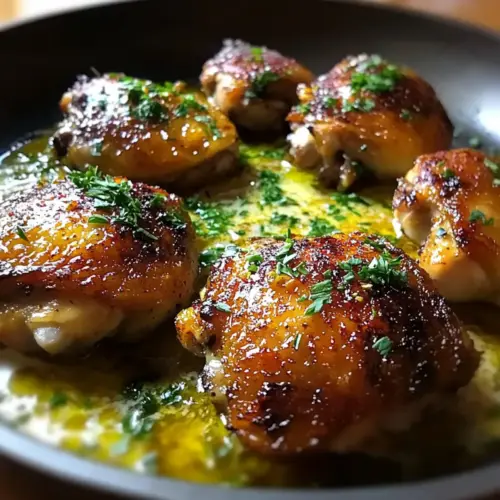 Garlic Parmesan Chicken Thighs