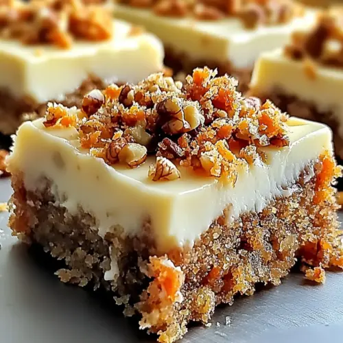 Carrot Cake Bars with Cream Cheese Frosting