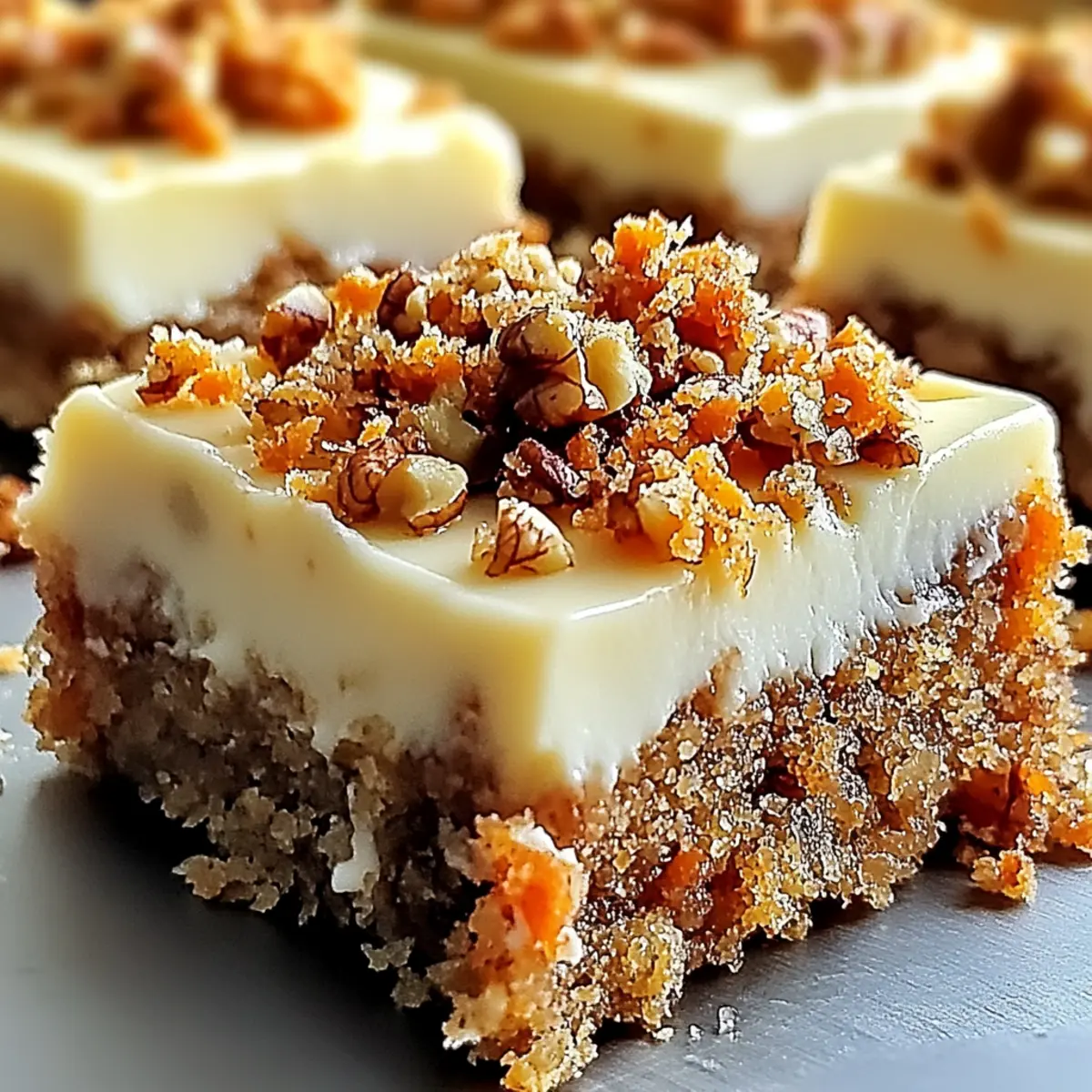 Carrot Cake Bars with Cream Cheese Frosting