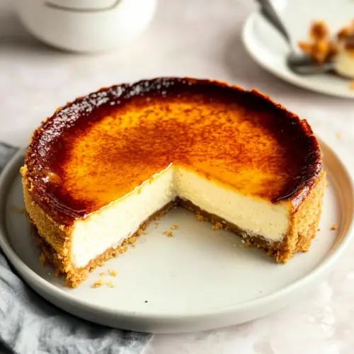 Creamy Creme Brulee Cheesecake