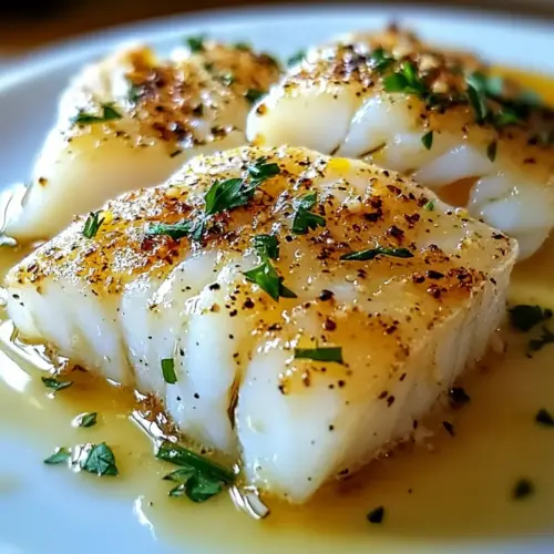 Lemon Garlic Butter Cod