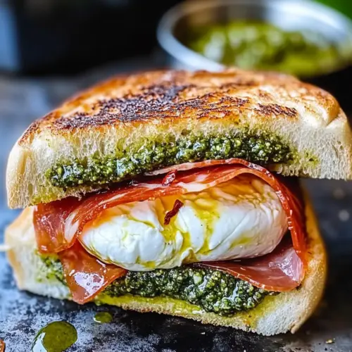 Burrata Pesto Sandwich