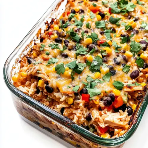 Chicken Burrito Casserole