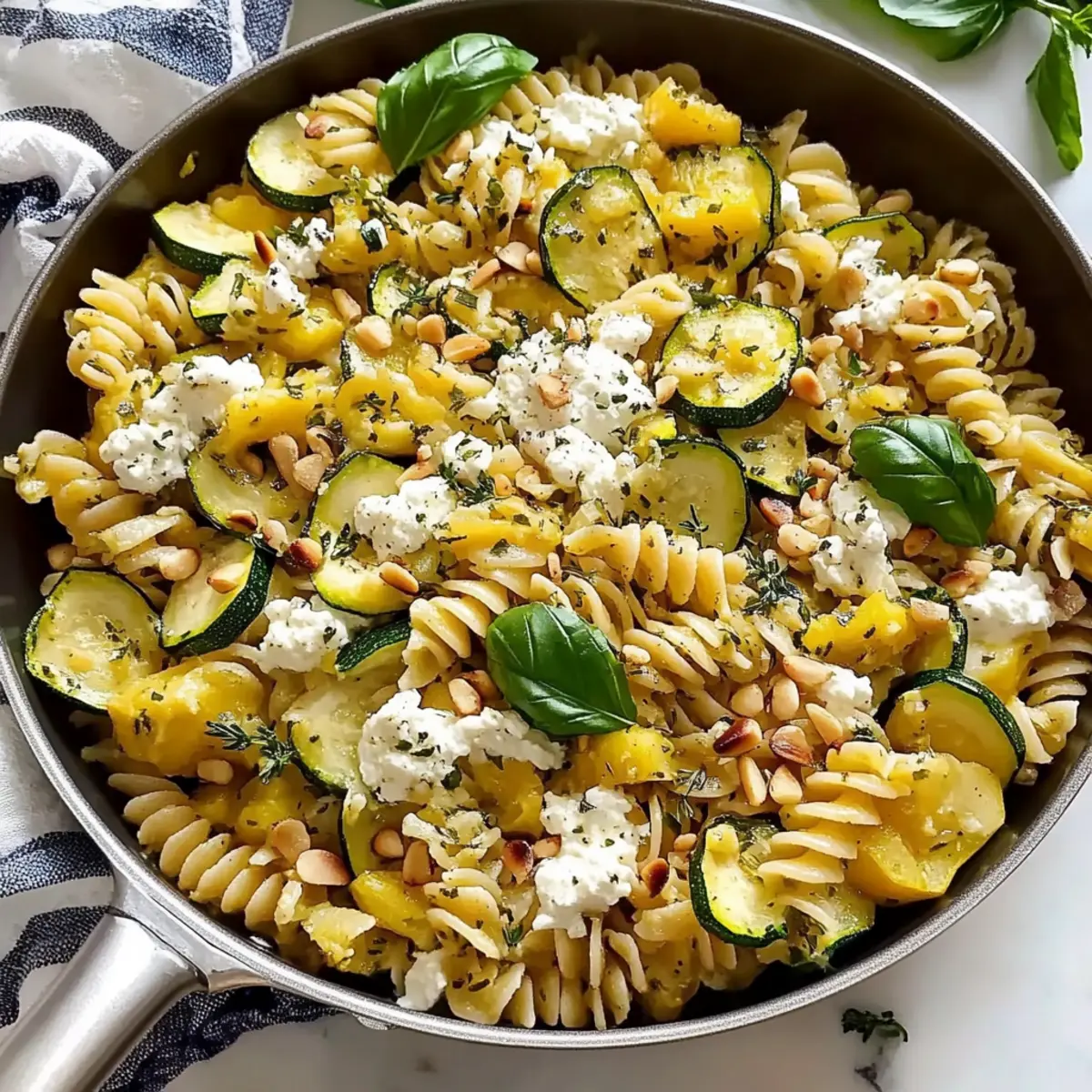 Light Summer Squash Pasta