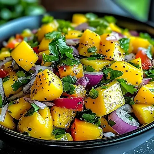 Mango Salad with Lime Dressing