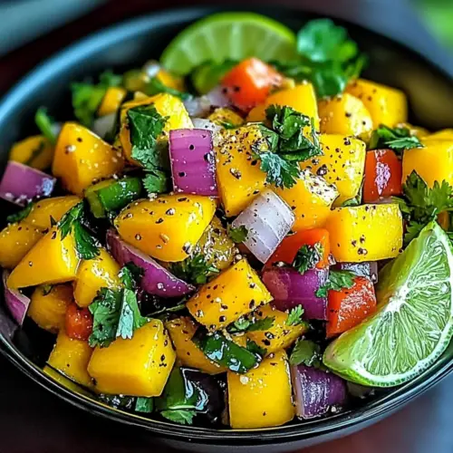 Mango Salad with Lime Dressing