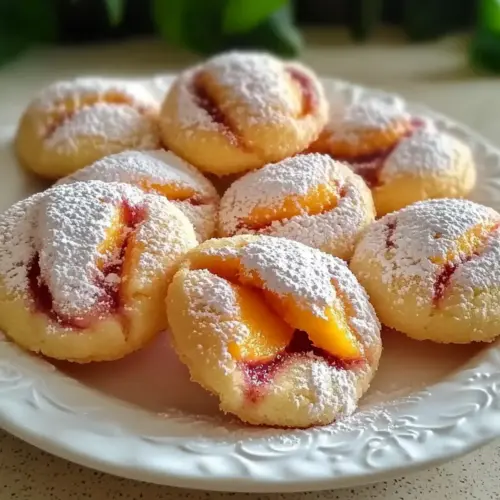 Italian Peach Summer Cookies
