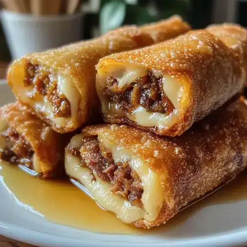 Texas Twinkies Egg Rolls with Honey