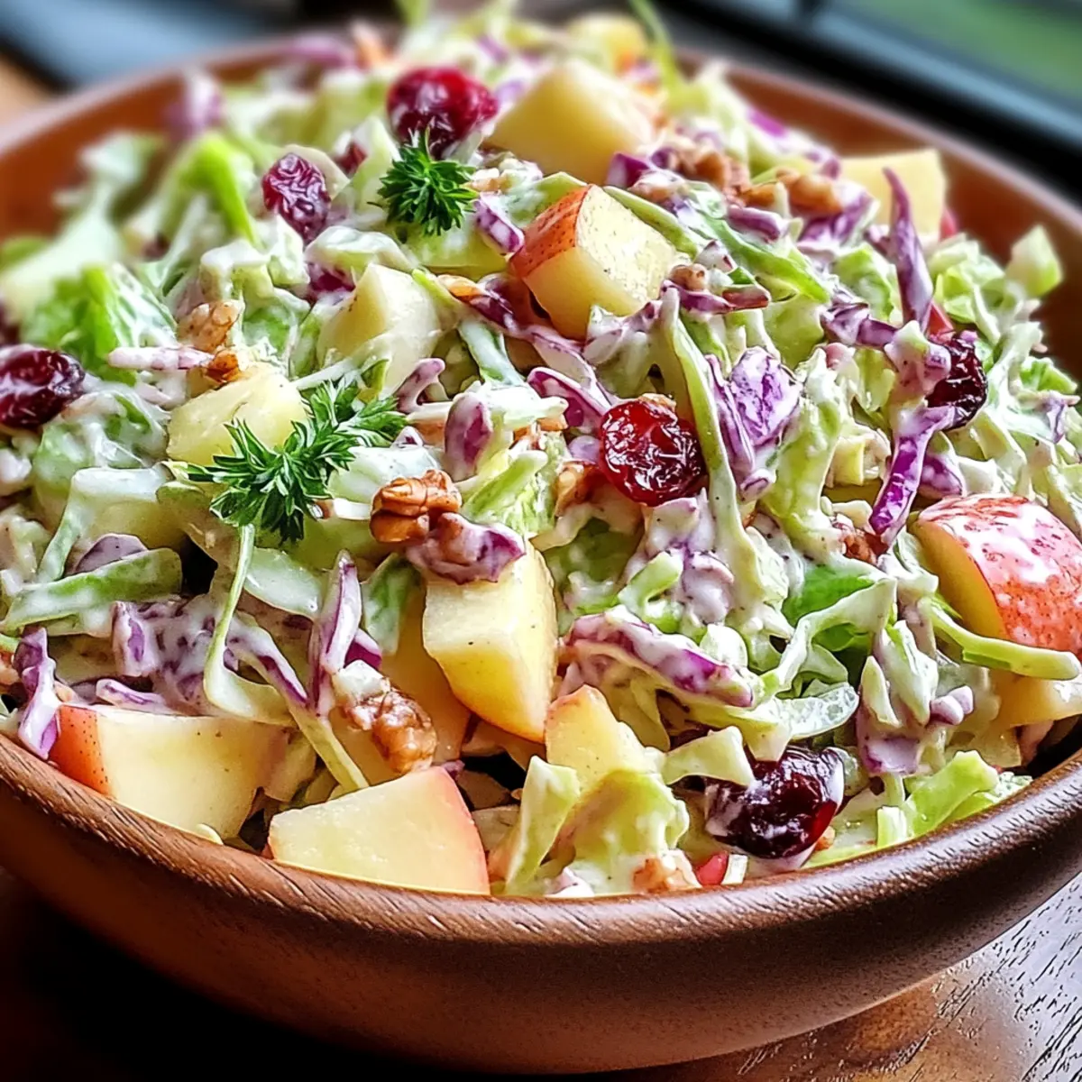 CRANBERRY APPLE COLESLAW