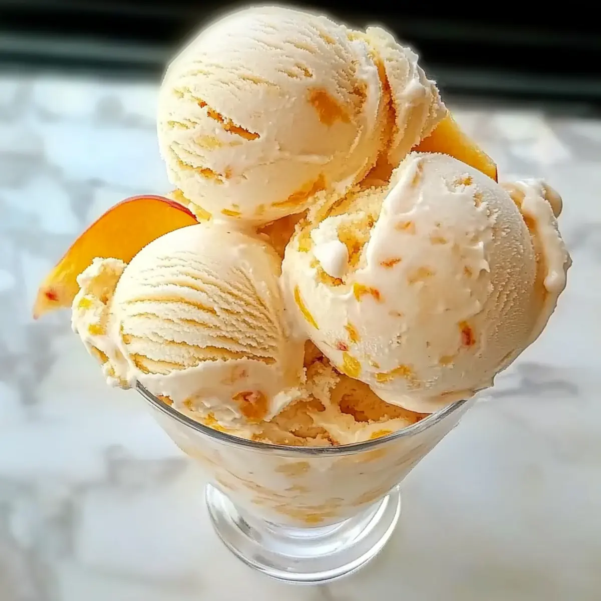 Georgia Peach Ice Cream
