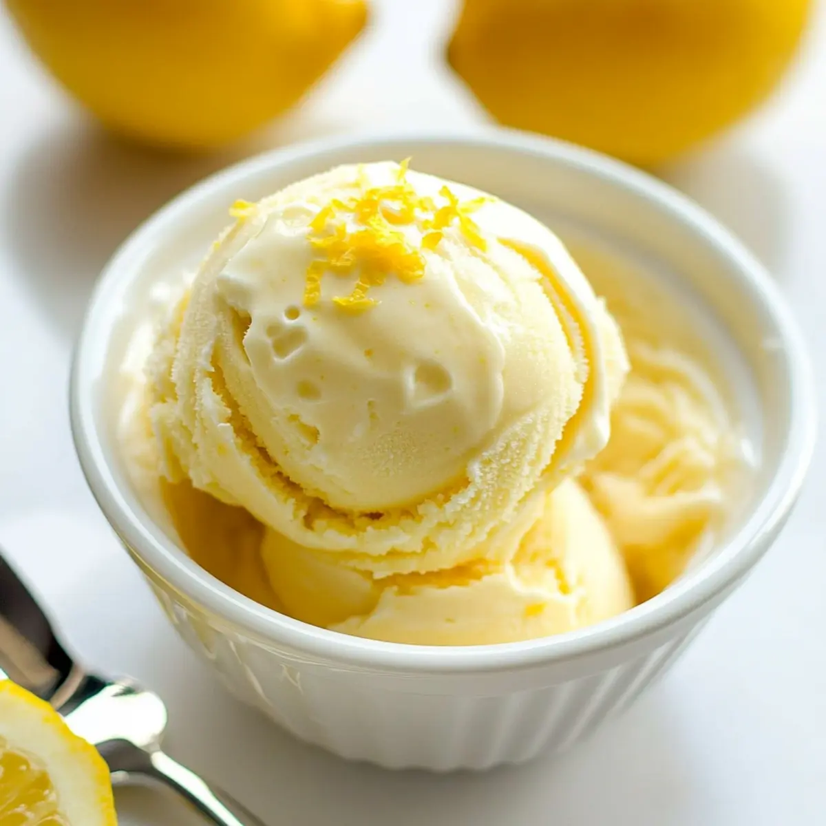 Lemon Frozen Yogurt