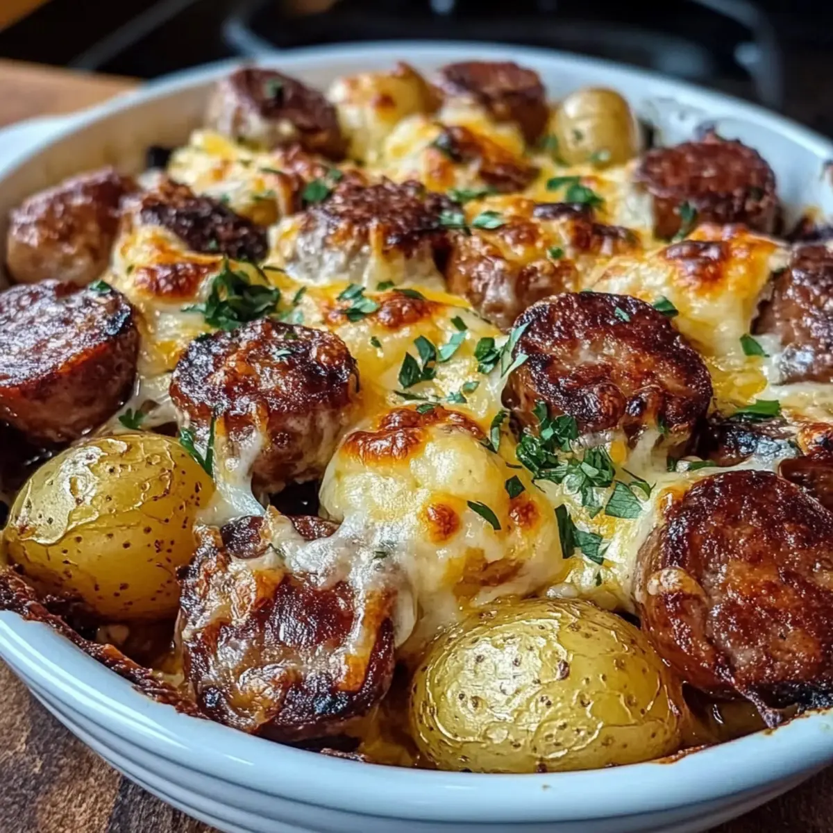 Cheesy Ranch Potatoes and Sausage
