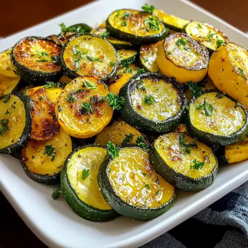 Roasted Zucchini and Squash