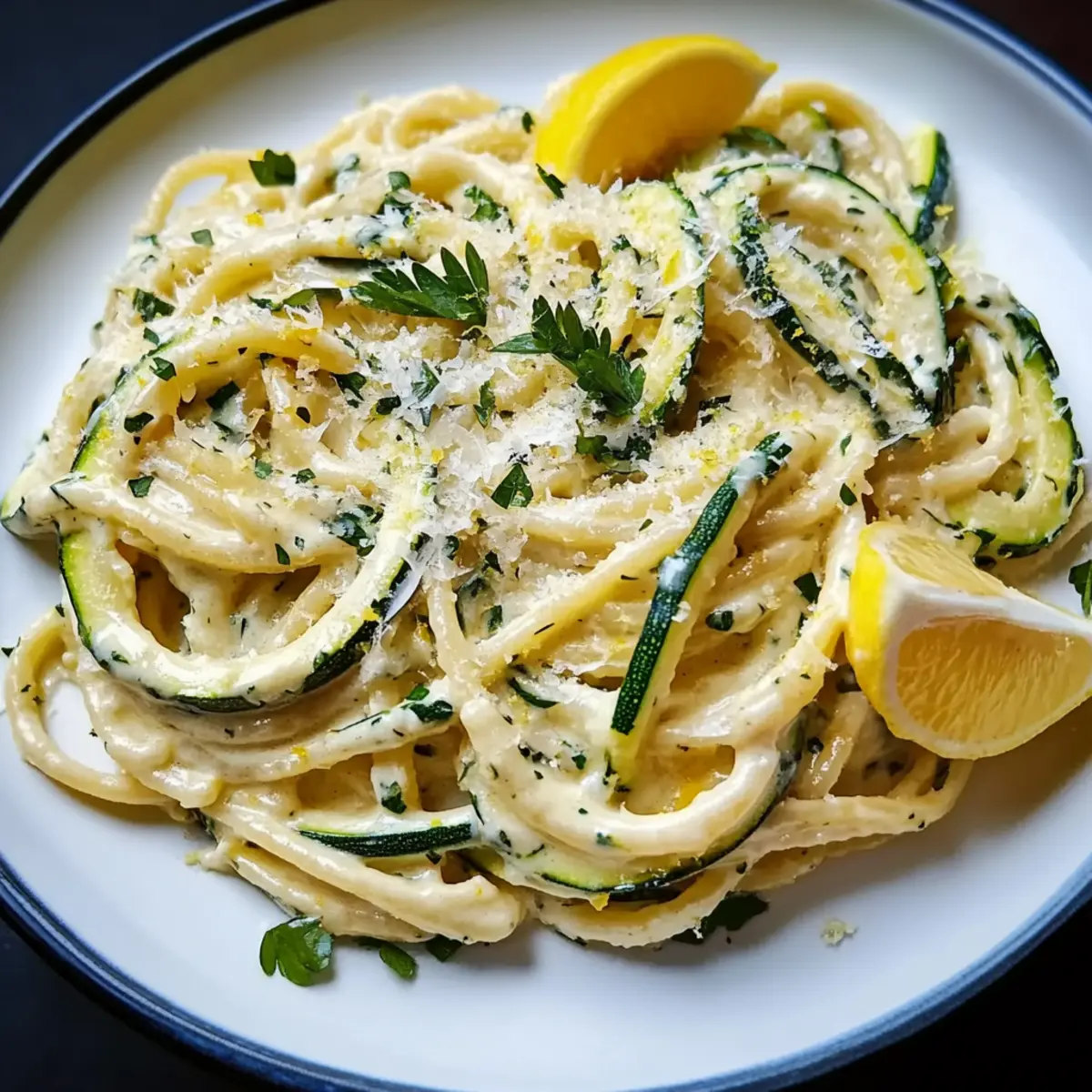 Lemon Zucchini Pasta
