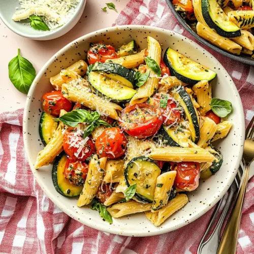 Tomato Zucchini Pasta
