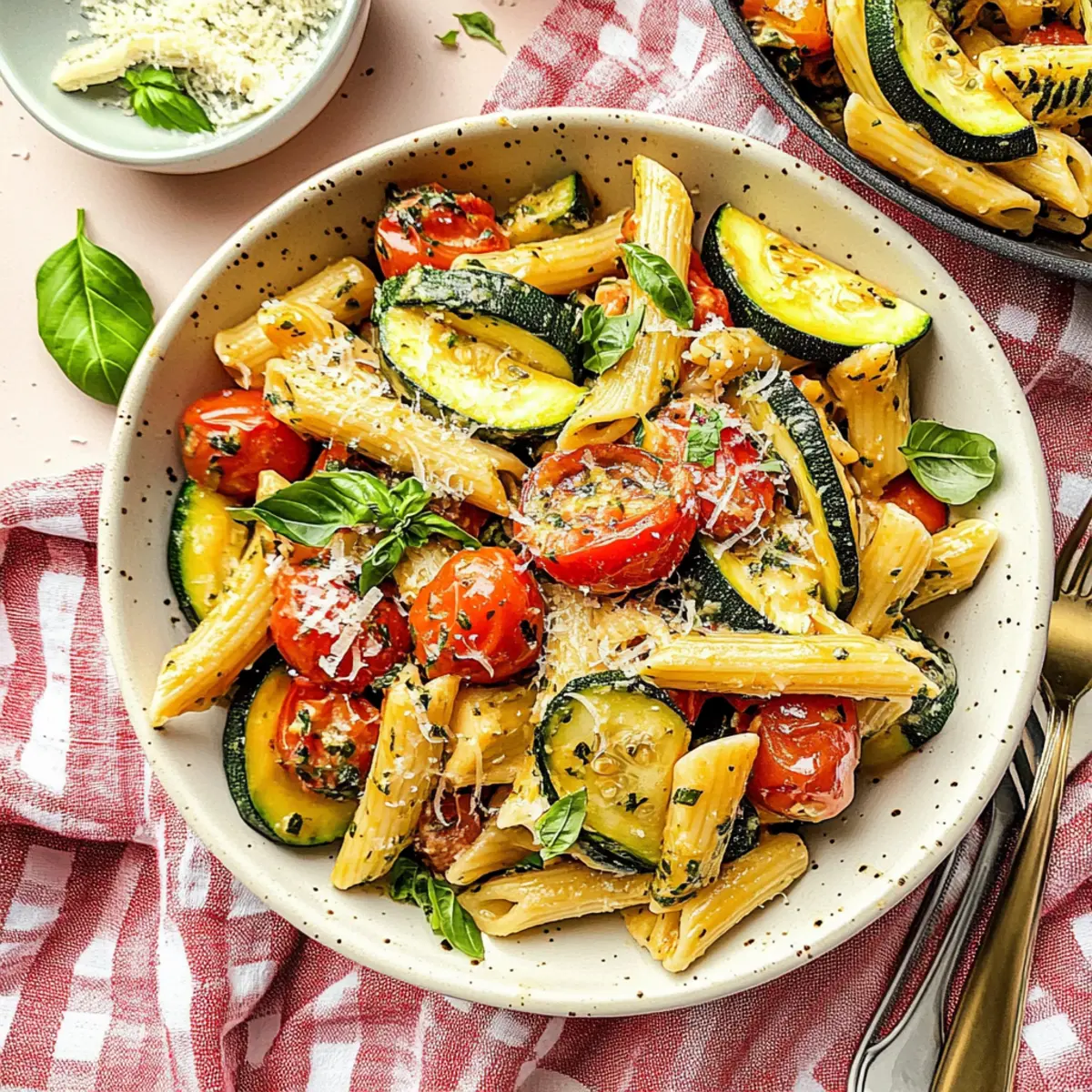 Tomato Zucchini Pasta