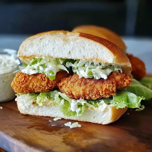Crispy Chicken Caesar Sandwich