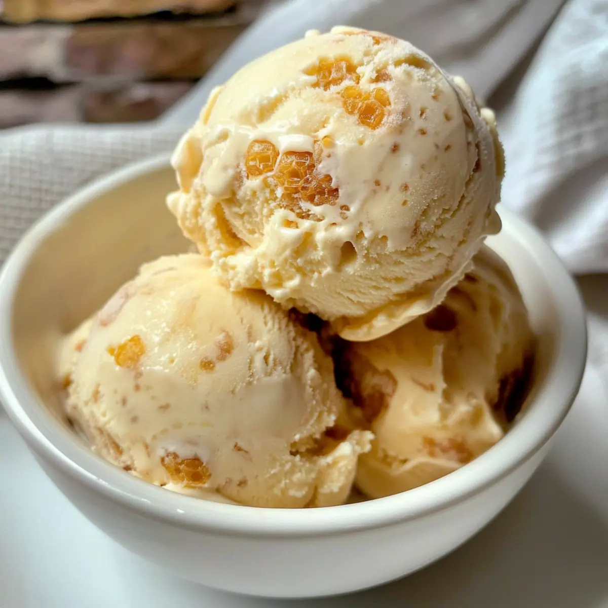 Honeycomb Ice Cream