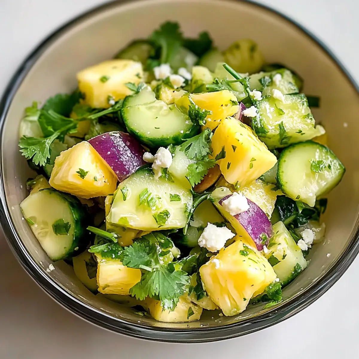 Pineapple Cucumber Salad