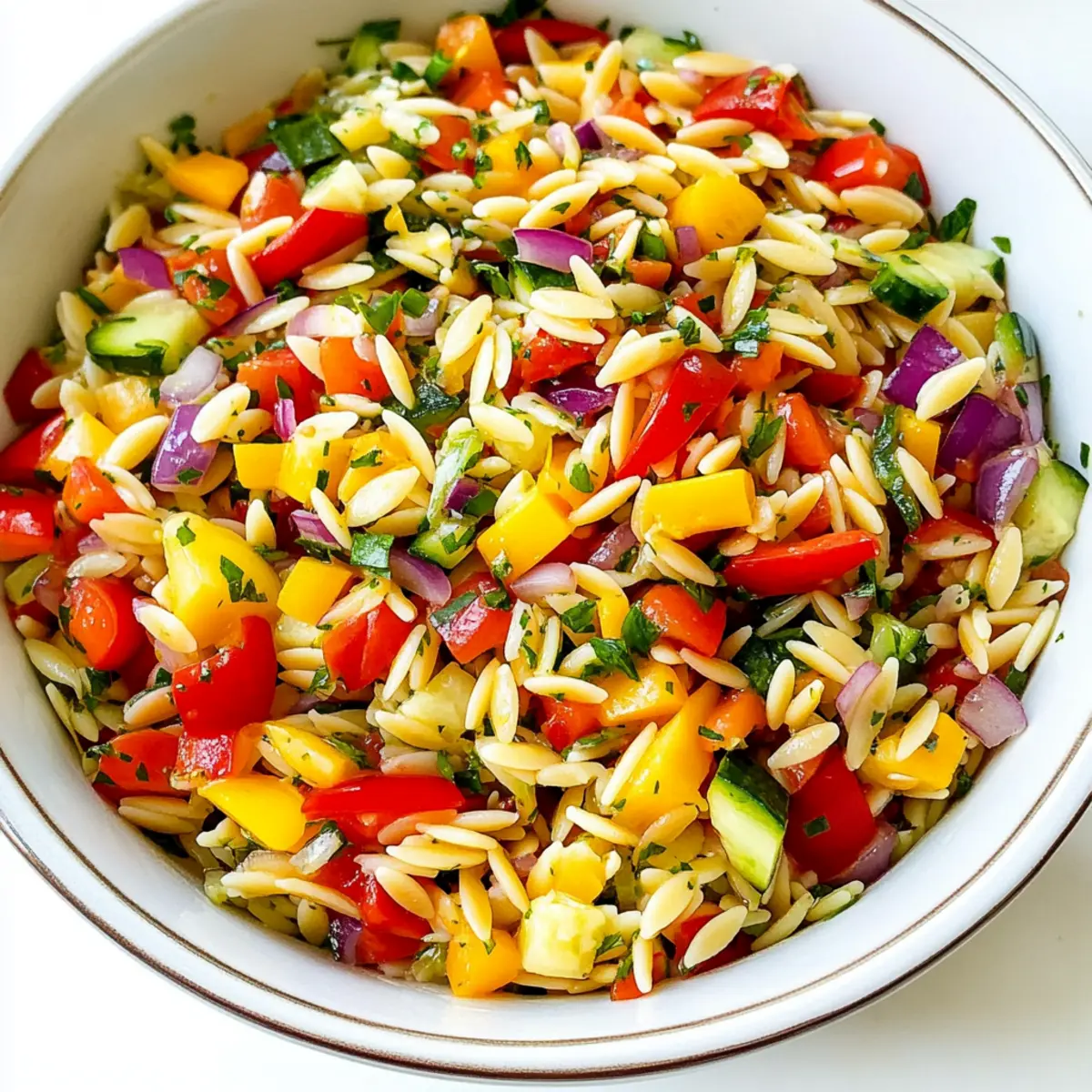 Summer Orzo Pasta Salad